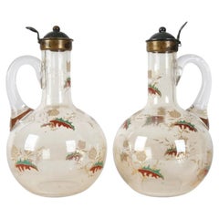 Pair of Carafes, France by Baccarat, End of 19th - Beg. of 20th Century