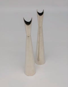 Pair of "Cardinal" Vases by Lino Sabbatini for Christofle, 1957
