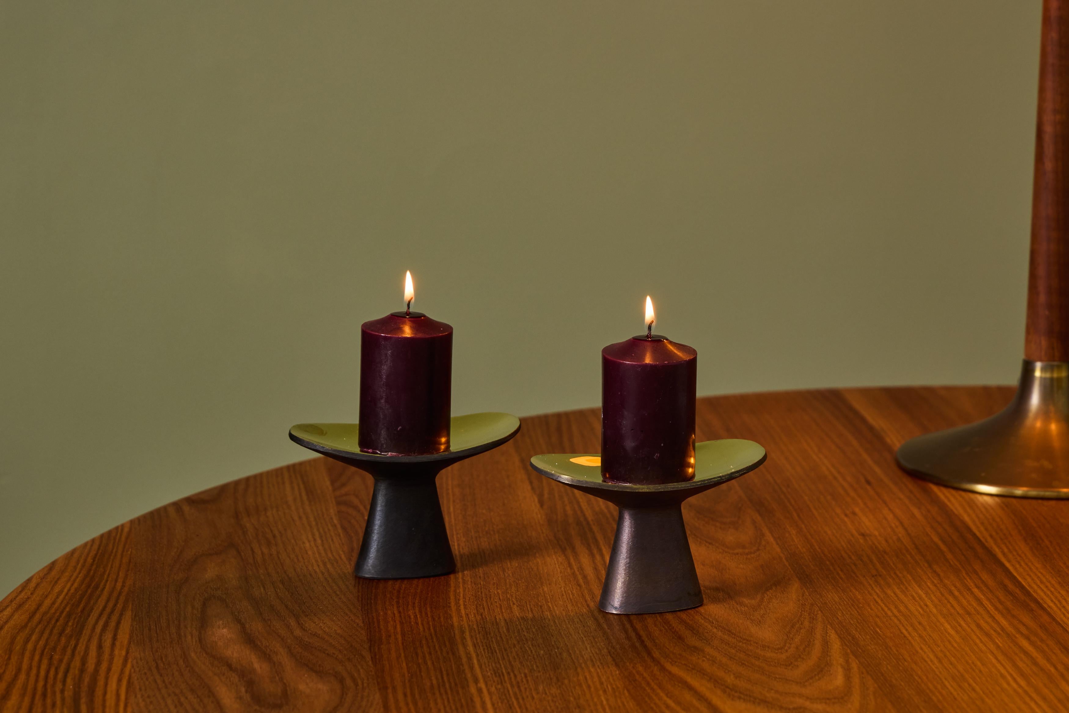 Ottone Carl Auböck #3469 Portacandele in ottone in vendita