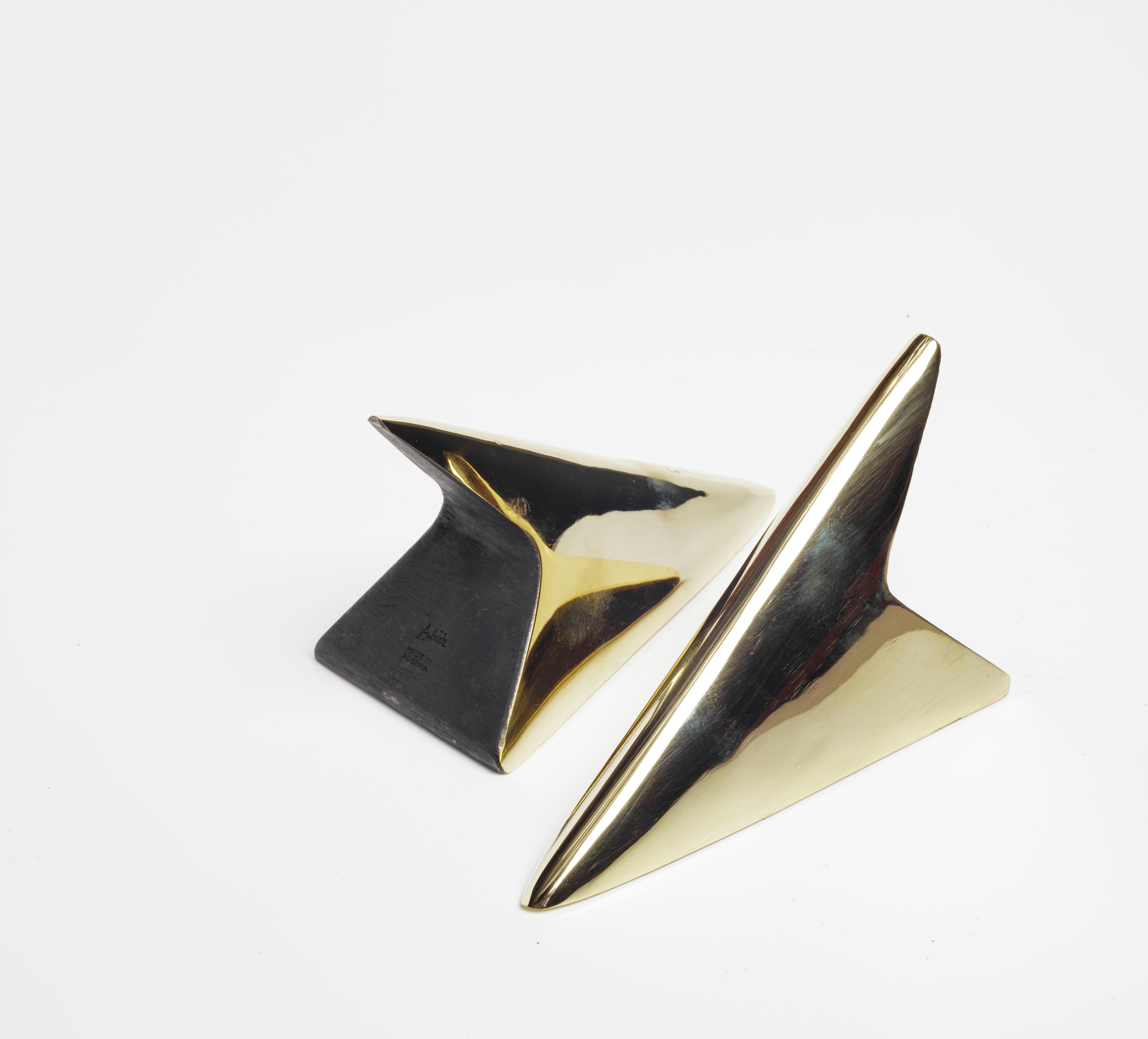 Contemporary Pair of Carl Auböck #3846 Bookends 