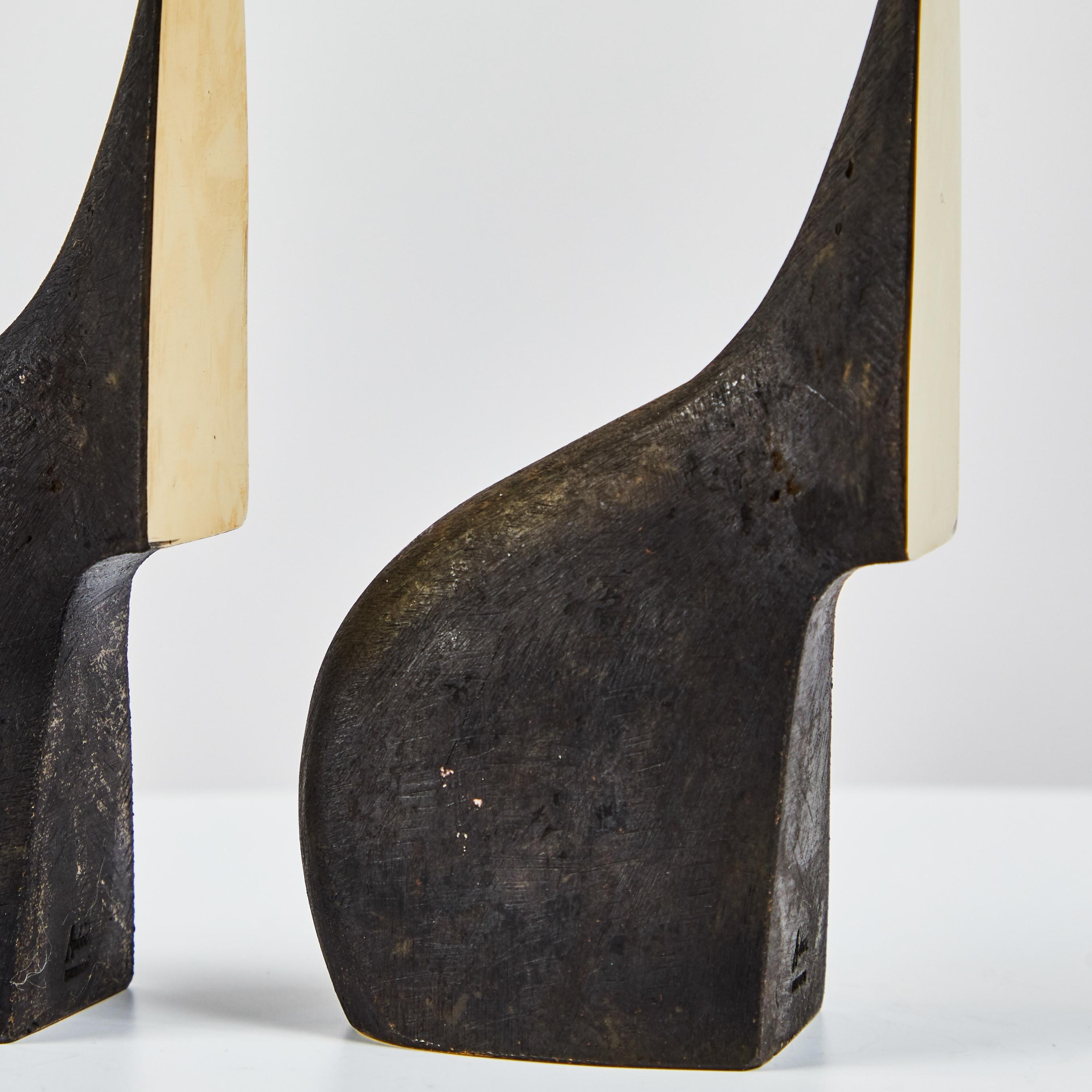 Paire de serre-livres en laiton Carl Auböck modèle #3652 en vente 1