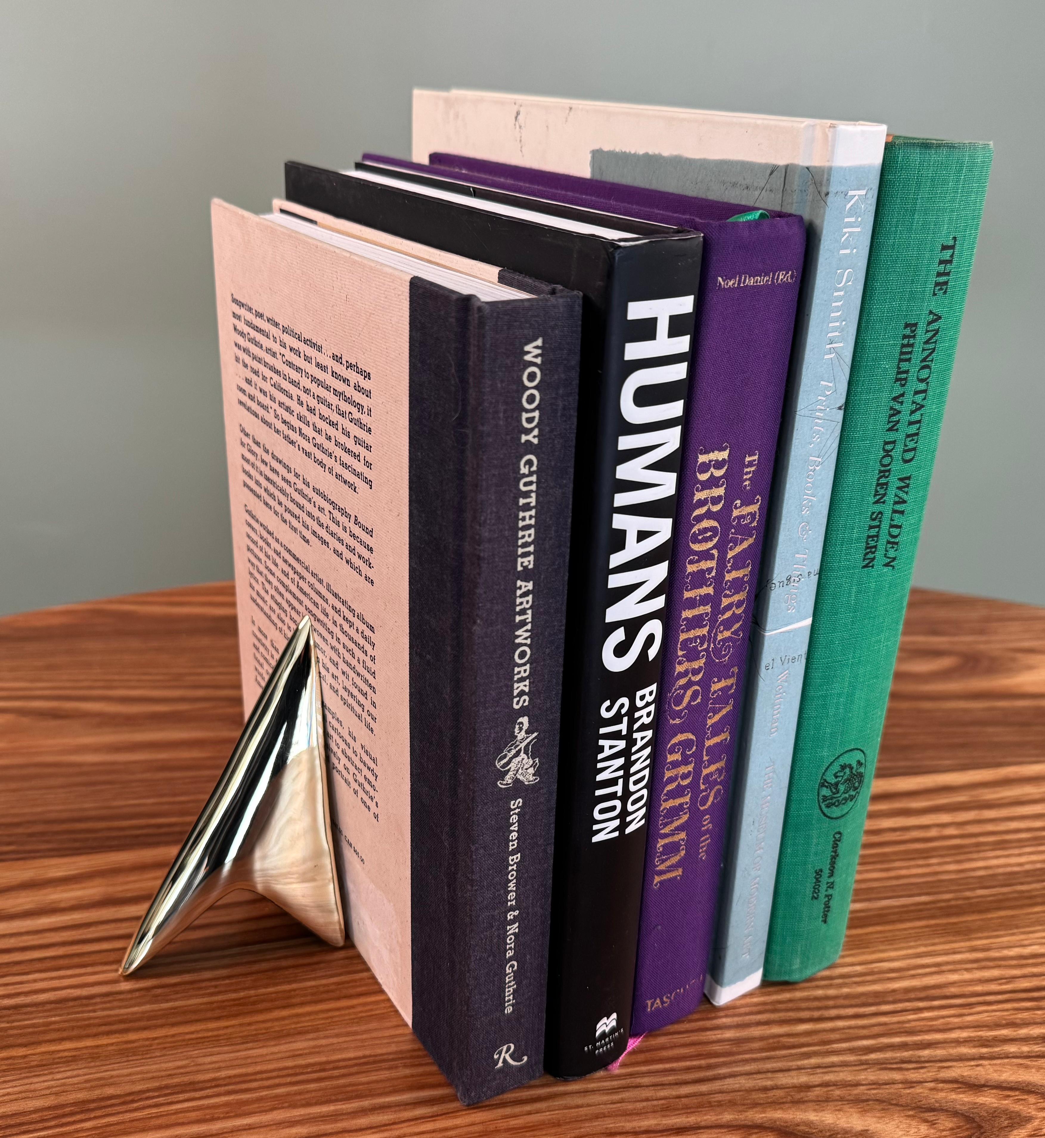 Mid-Century Modern Paire de serre-livres en laiton Carl Auböck, modèle 3846 en vente