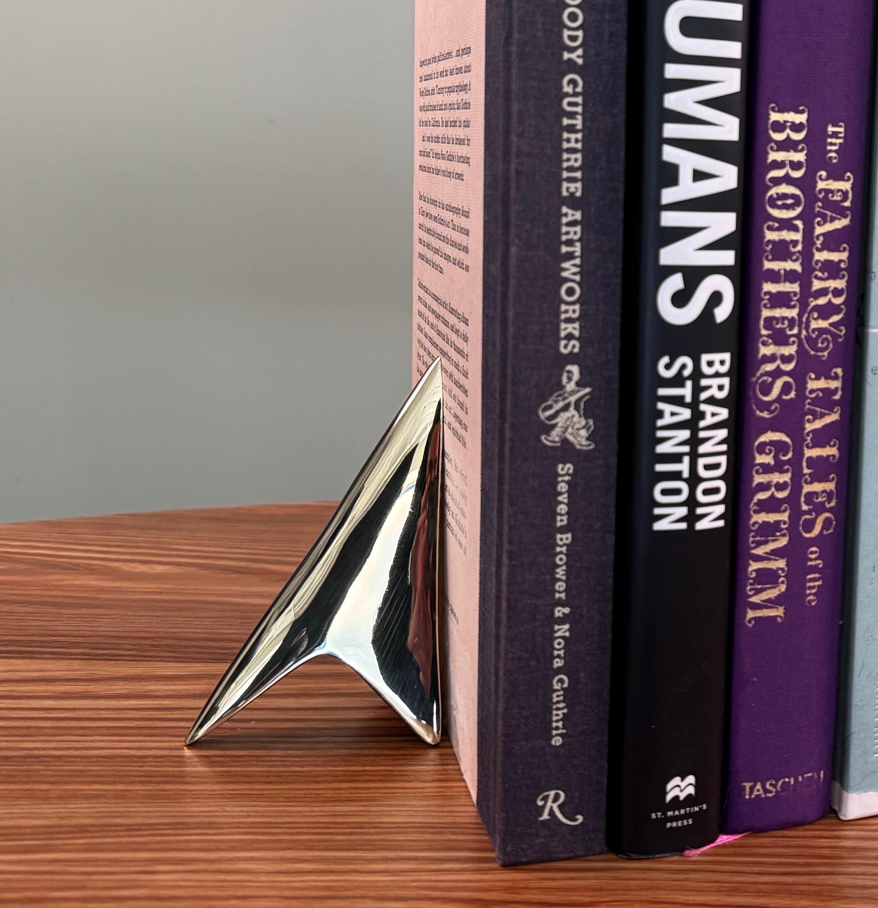 Poli Paire de serre-livres en laiton Carl Auböck, modèle 3846 en vente