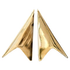 Pair of Carl Auböck Model #3846 Brass Bookends