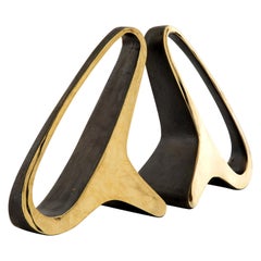 Pair of Carl Auböck Model #3848 Brass Bookends