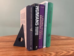 Pair of Carl Auböck Model #4100 Patinated Brass Bookends