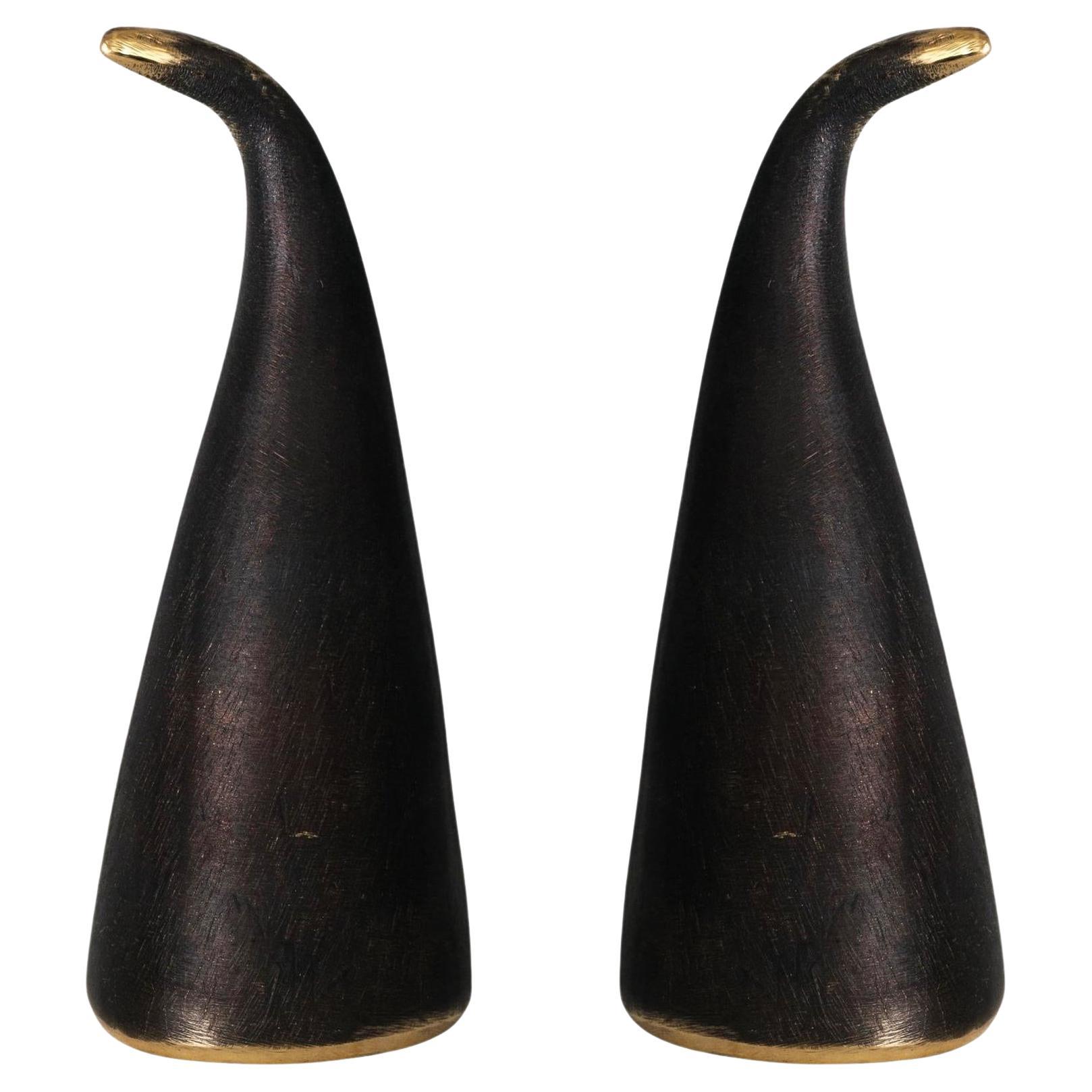 Pair of Carl Auböck Model #4102 Brass Bookends