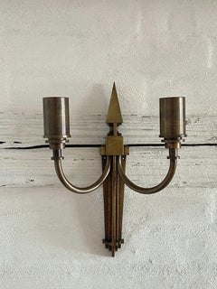 Pair of Carl Brummer Wall Lamps for the Royal Yacht Dannebrog, Denmark, c. 1913