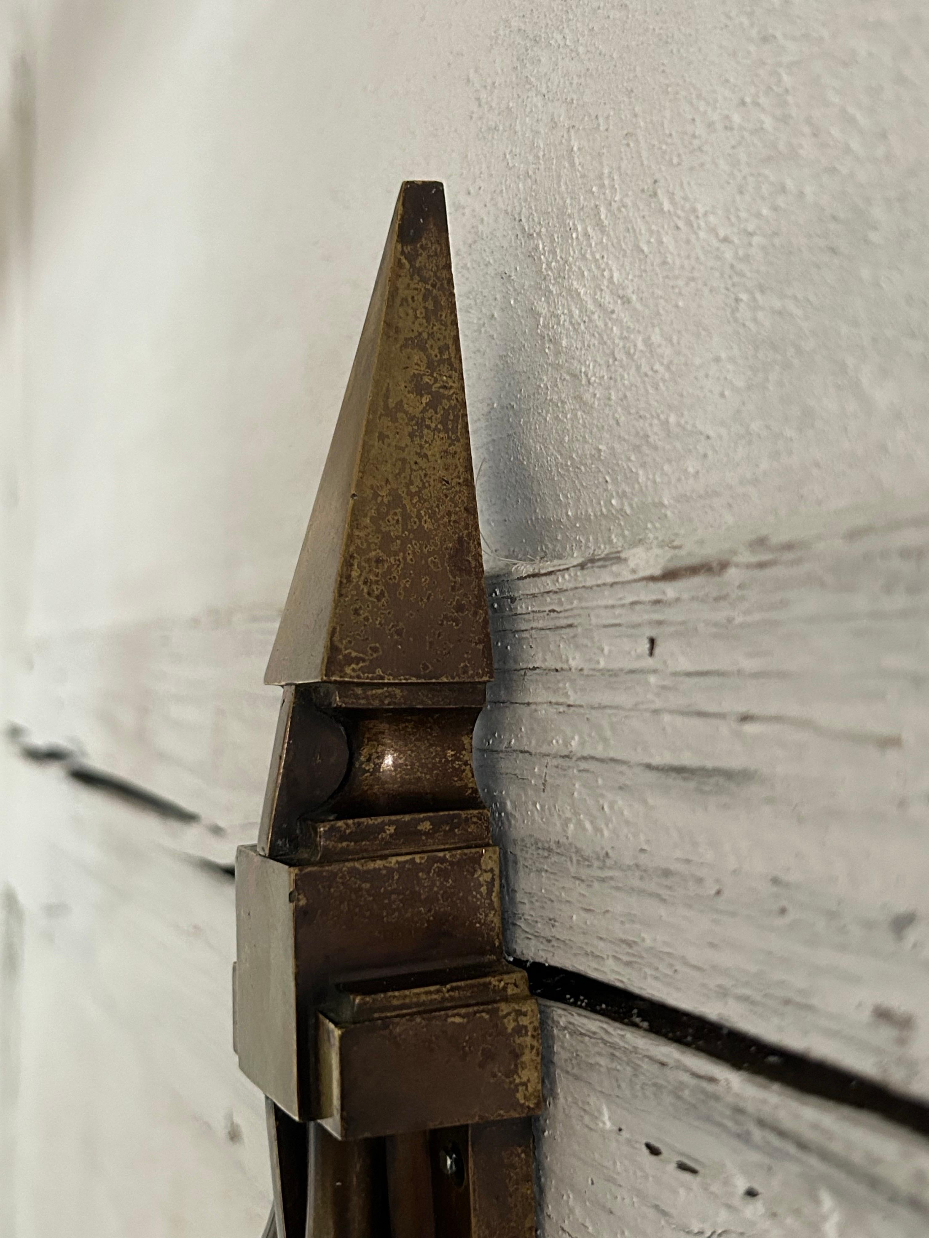 Early 20th Century Pair of Carl Brummer Wall Lamps for the Royal Yacht Dannebrog, Denmark, c. 1913 For Sale