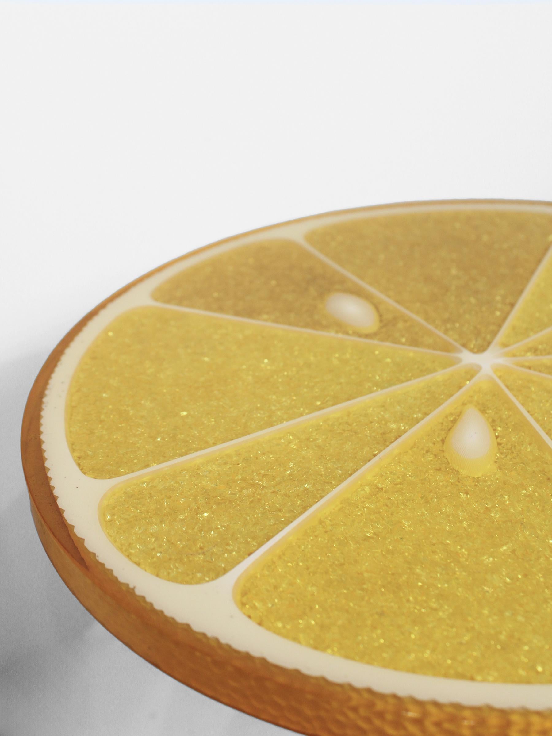 Mid-Century Modern Pair of Carl Chaffee Citrus Slice Cocktail Tables For Sale