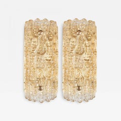 Pareja de apliques Carl Fagerlund para Orrefors, 4 parejas disponibles