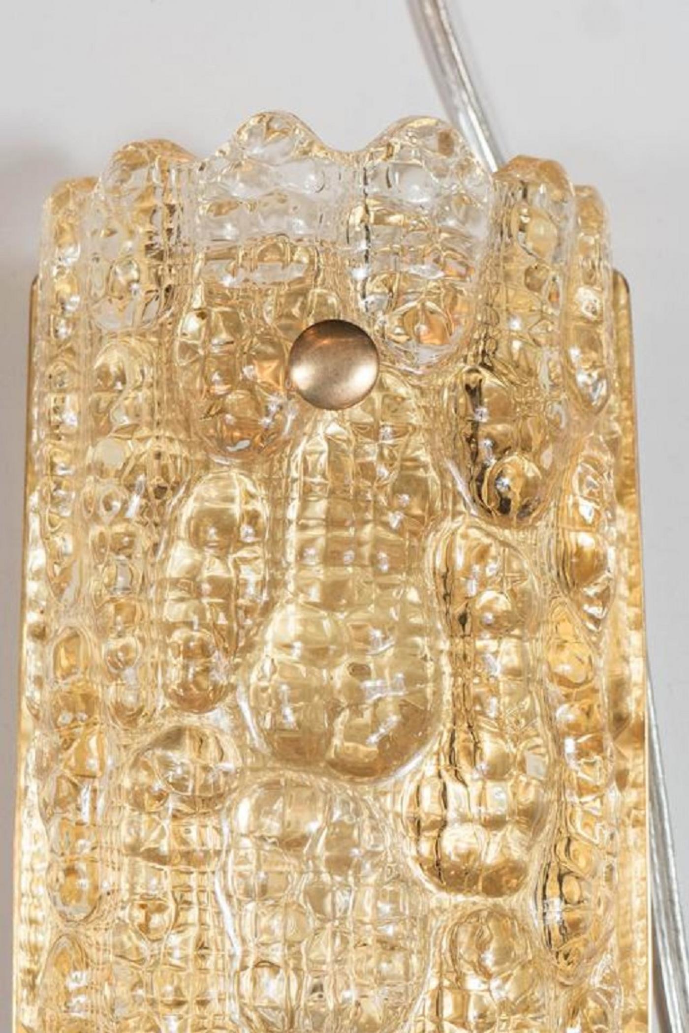 Pair of Carl Fagerlund for Orrefors Sconces, 4 Pairs Available In Excellent Condition For Sale In New York, NY