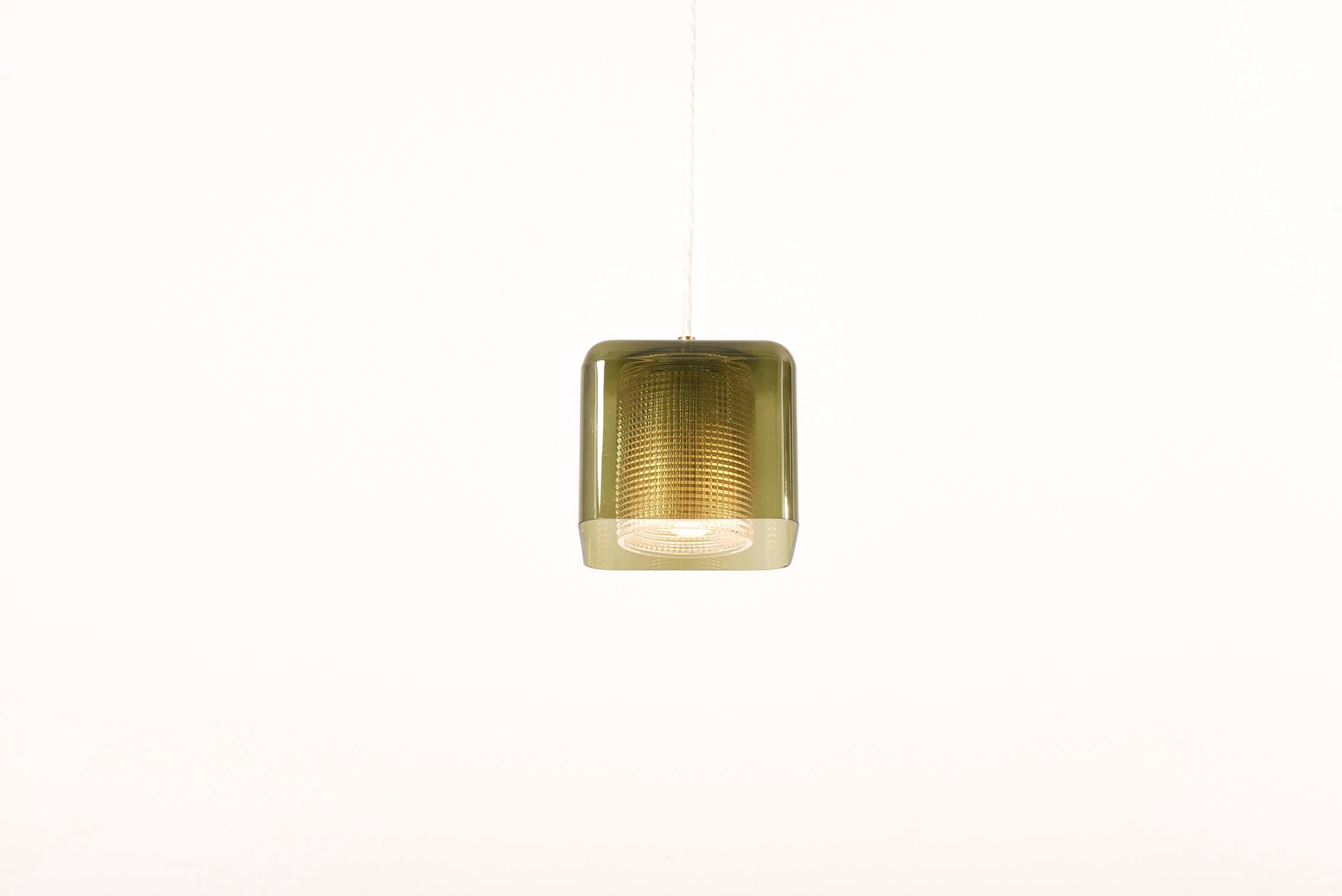 Glass 1 of 3 pairs of Carl Fagerlund Pendant Lamps for Orrefors, Sweden, 1960s  For Sale