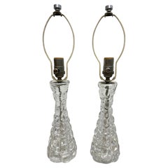 Pair of Carl Fagerlund Table Lamps for Orrefors