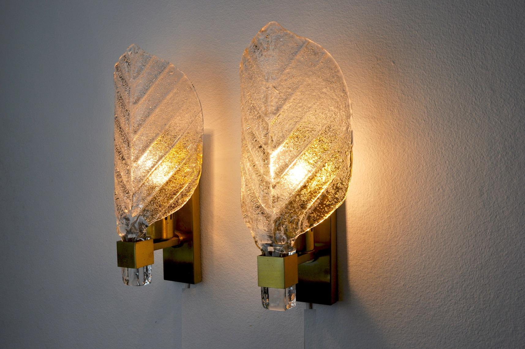 Pair of Carl Fagerlund Wall Lights, 1960s In Good Condition For Sale In BARCELONA, ES