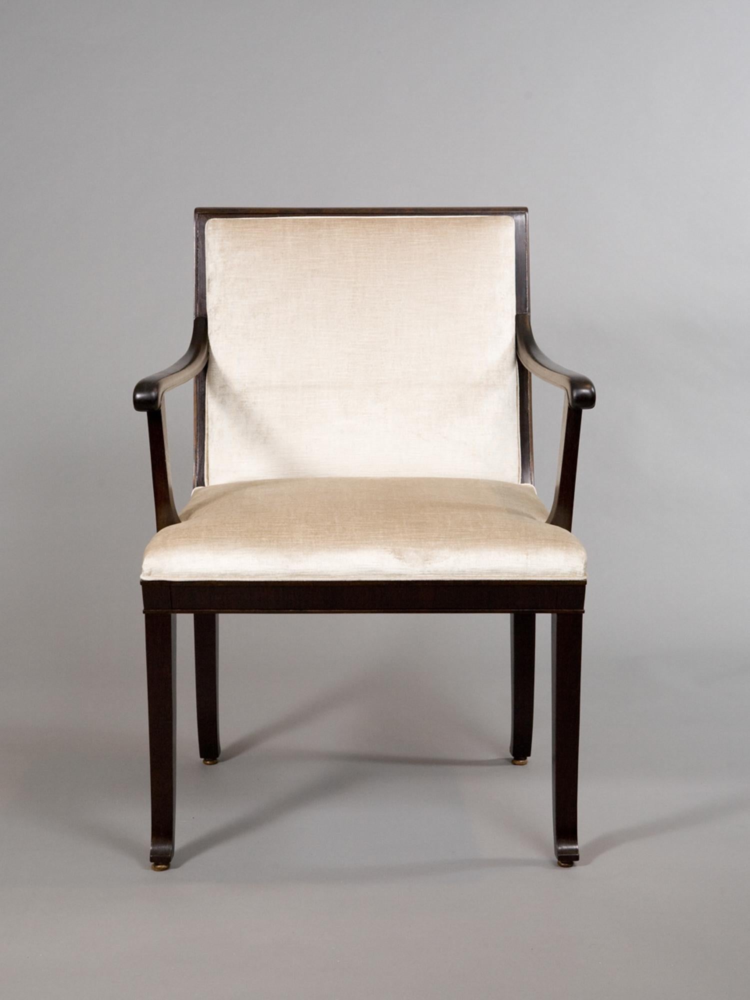 Pair of Carl Malmsten Armchairs In Good Condition In New York, NY