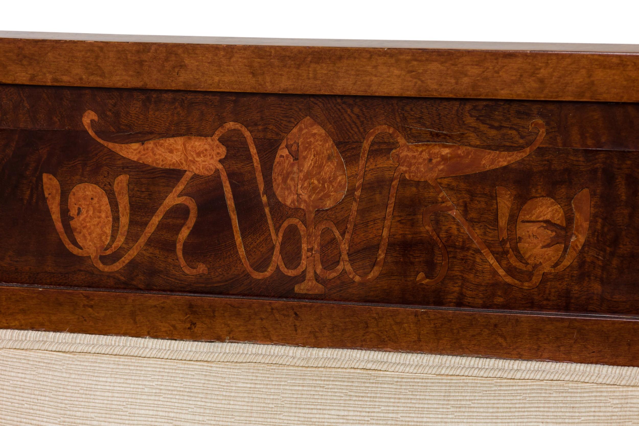 Coppia di poltrone svedesi con schienale alto intarsiato Carl Malmsten Art Deco in vendita 1