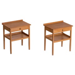 Pair of Carl Malmsten Bedside Tables, 1960s