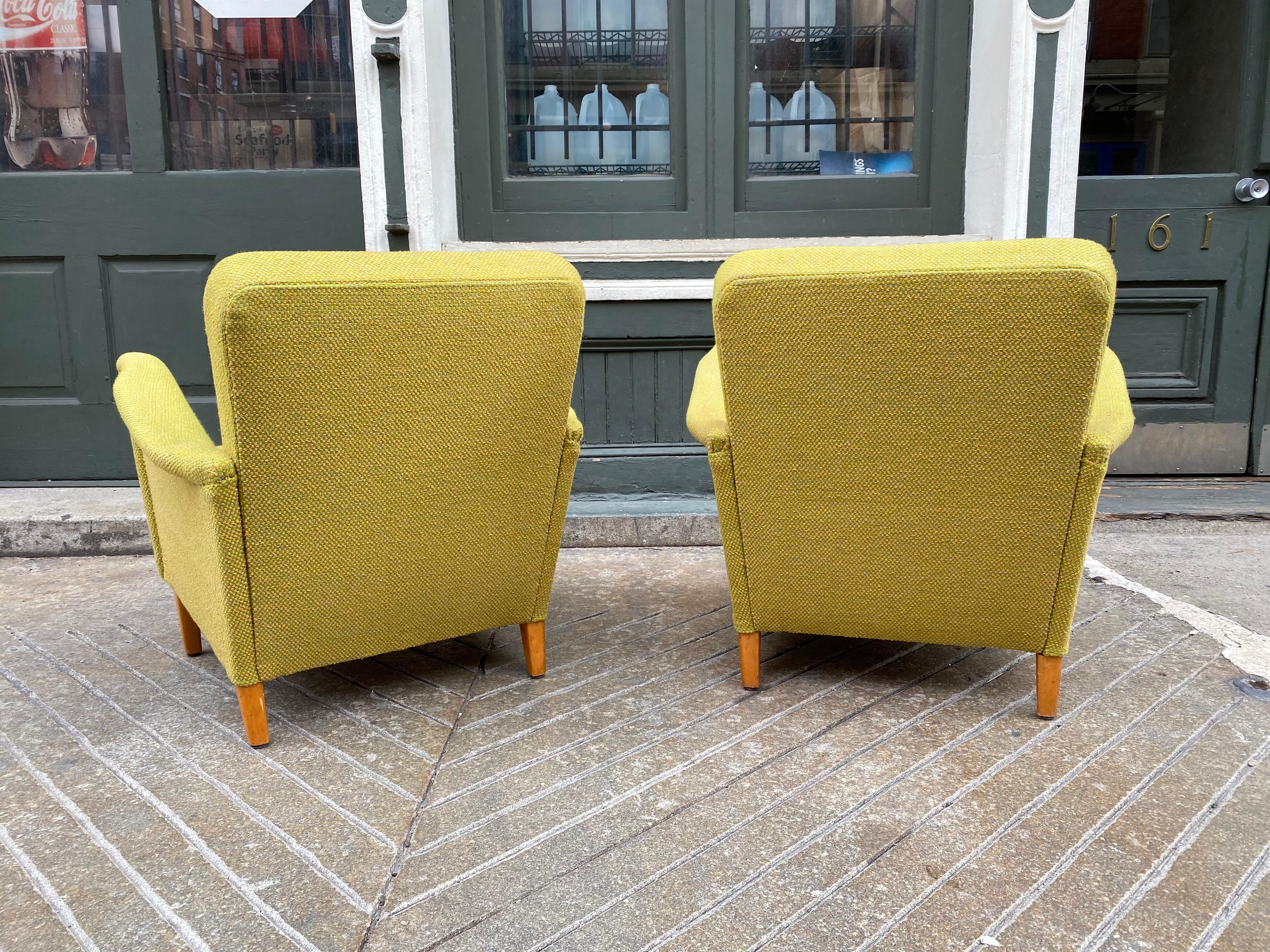Pair of Carl Malmsten for DUX Lounge Chairs 4