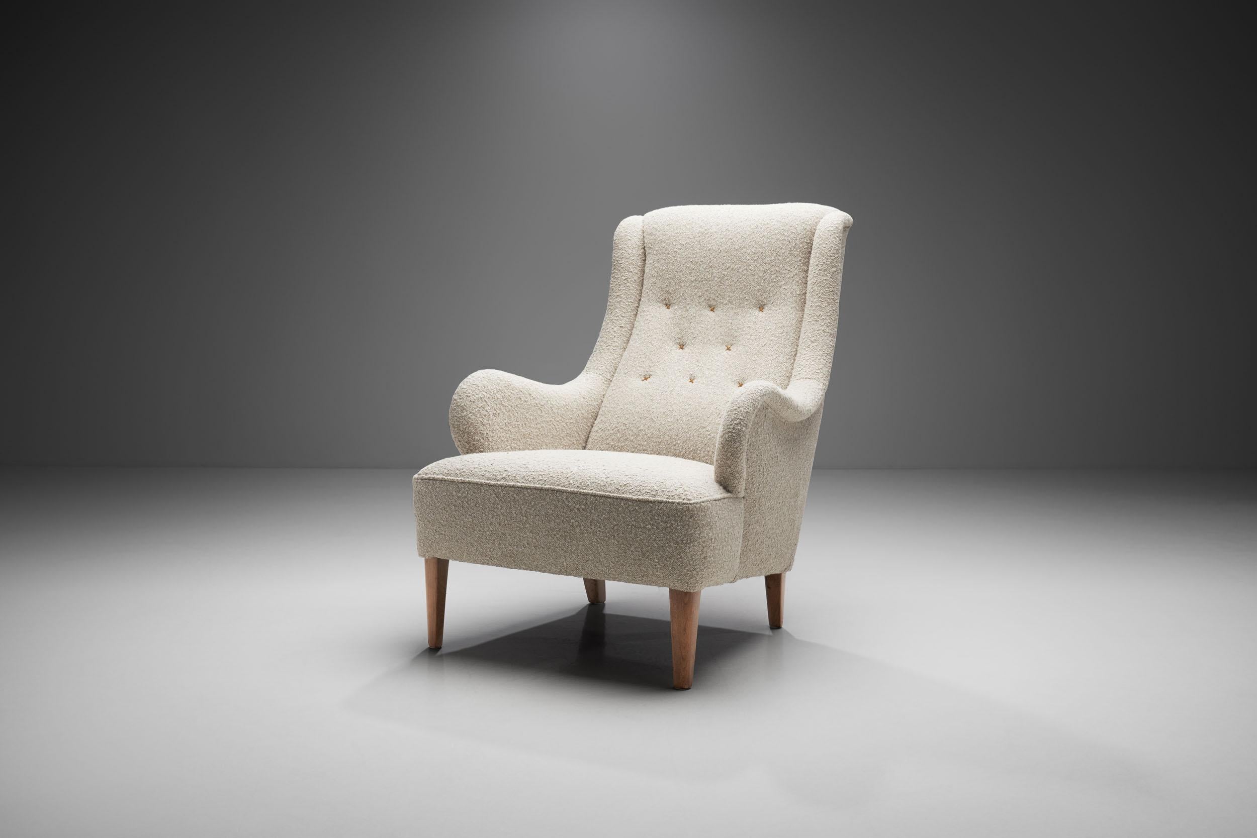 Pair of Carl Malmsten “Oskar” Armchairs for O.H. Sjögren, Sweden 1930s In condizioni buone in vendita a Utrecht, NL