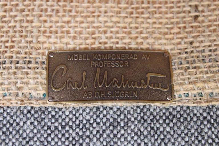 Pair of Carl Malmsten 'Samsas' Lounge Chairs OH Sjogren Sweden, 1960 For Sale 3