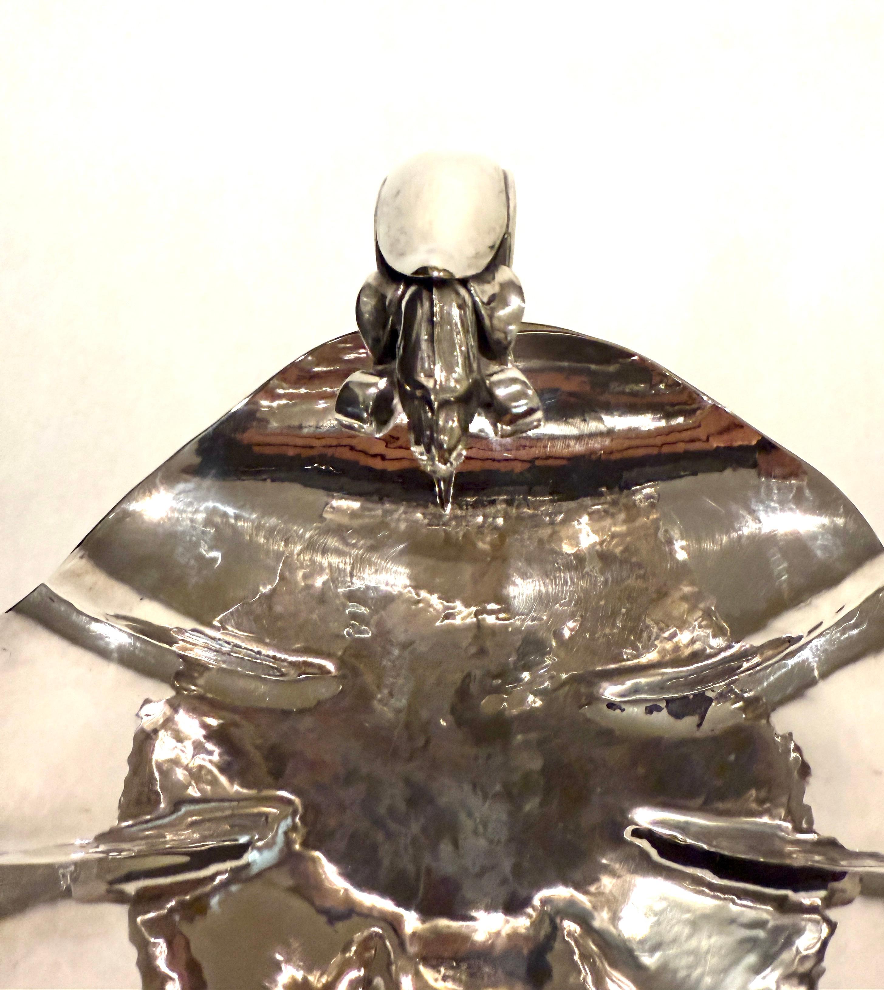 Pareja de compoteras Carl Poul Petersen de plata de ley siglo XX en venta