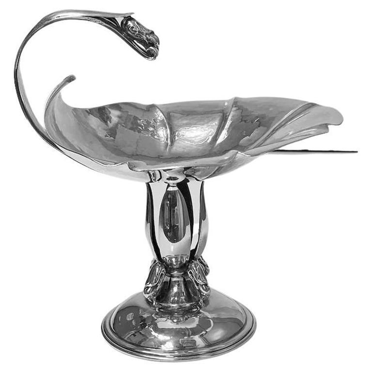 Paire de compotiers en argent sterling Carl Petersen Montréal, vers 1940 Bon état - En vente à Toronto, Ontario