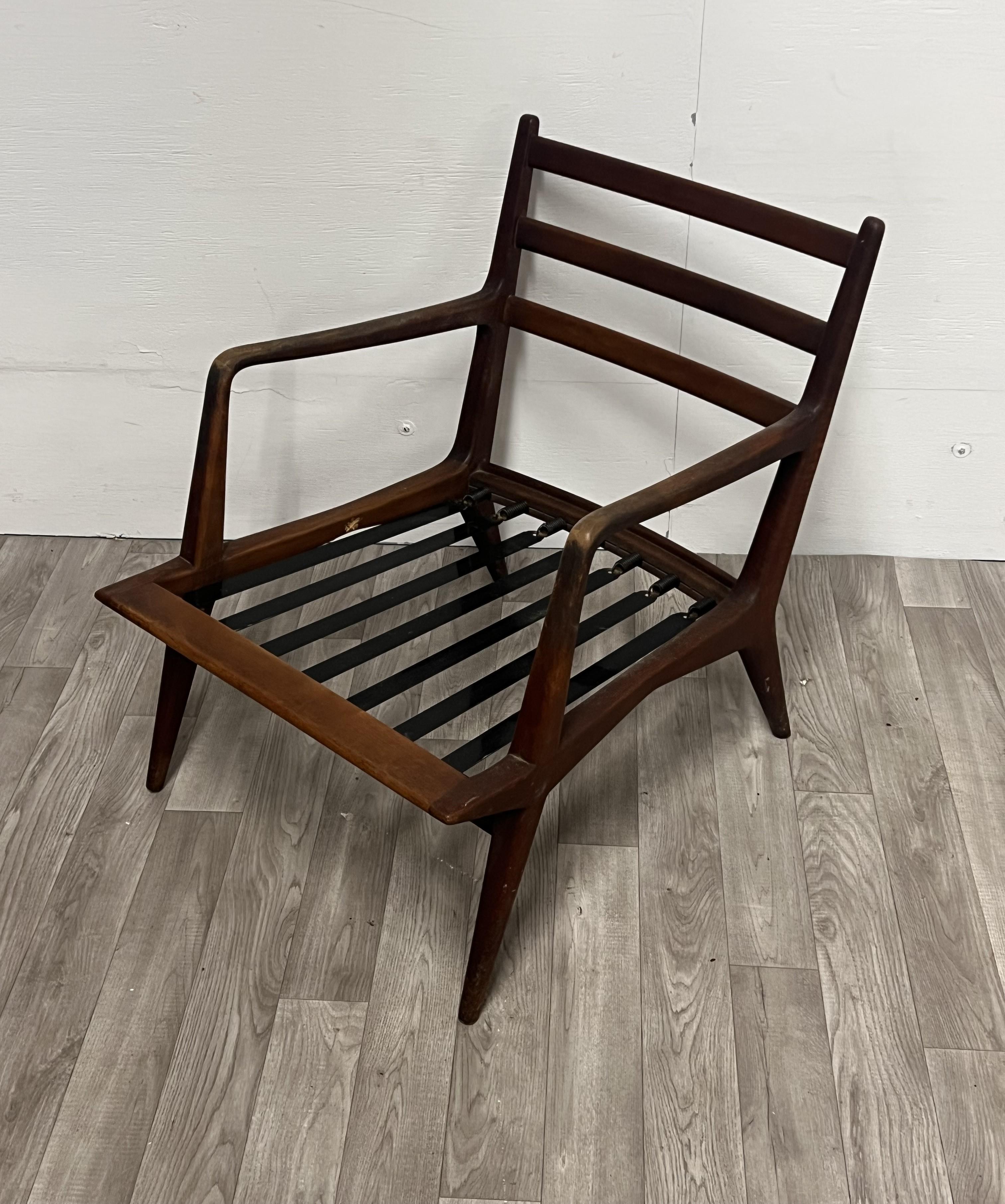 Tissu d'ameublement Paire de chaises longues Carlo de Carli pour M. Singer and Sons en vente