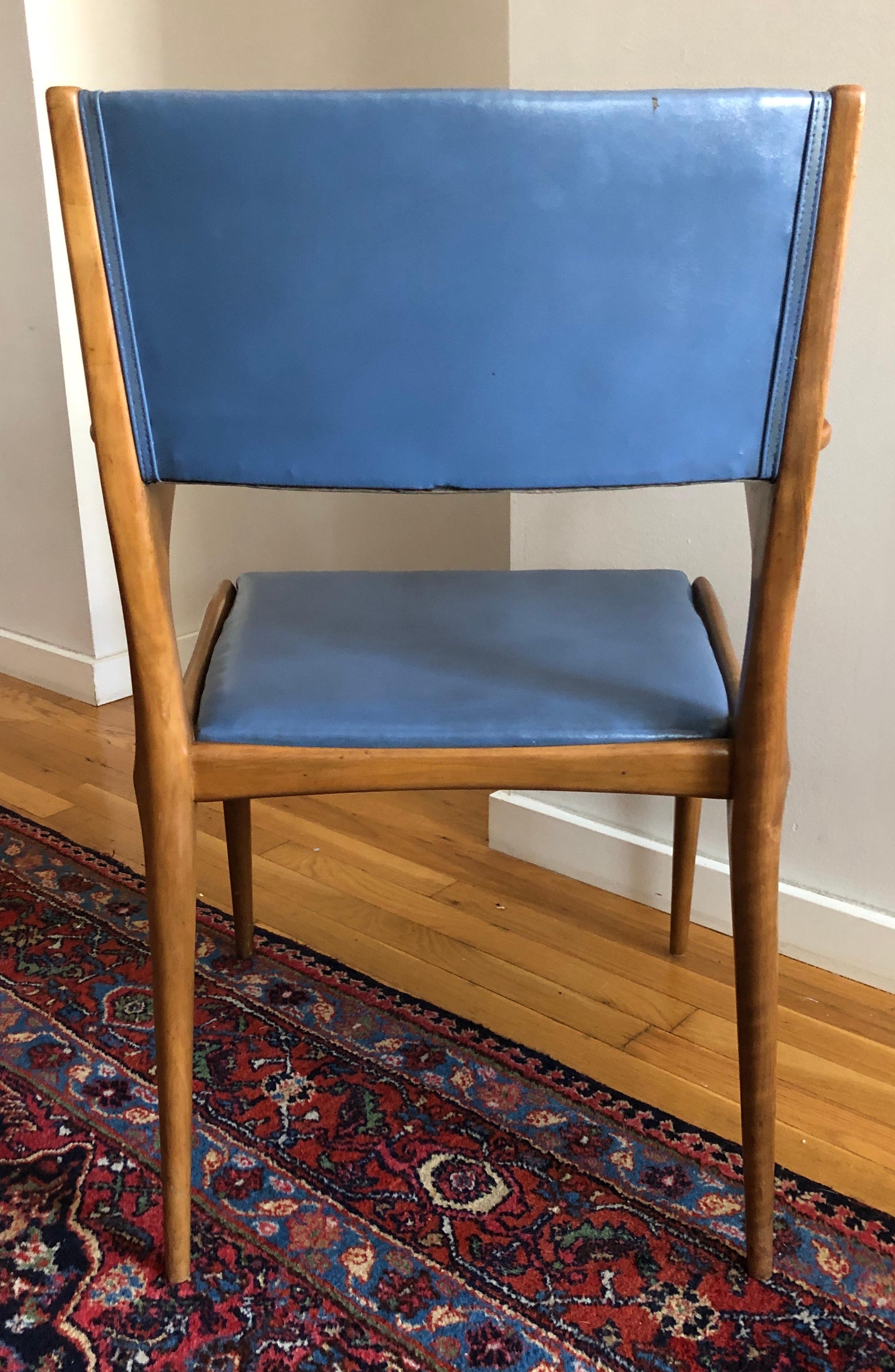 Pair of Carlo de Carli Model 162 Armchairs In Good Condition In Brooklyn, NY