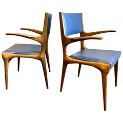 Pair of Carlo de Carli Model 162 Armchairs