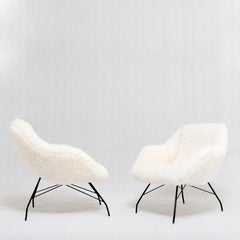 Pair of Carlo Hauner & Martin Eisler "Shell" Armchairs, Brazil, 1950s