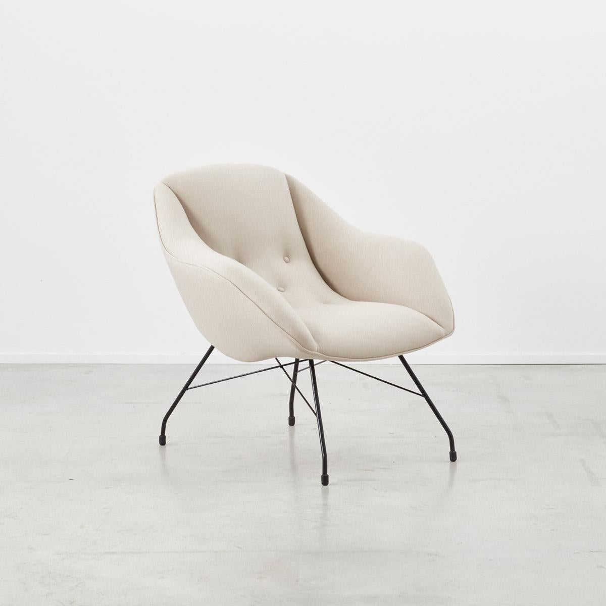 The emerging interest in Brazilian design and manufacturing is palpable across both contemporary and midcentury design. The Shell lounge chair is establishing itself as an icon of the latter, designed by Carlo Hauner and Martin Eisler were an