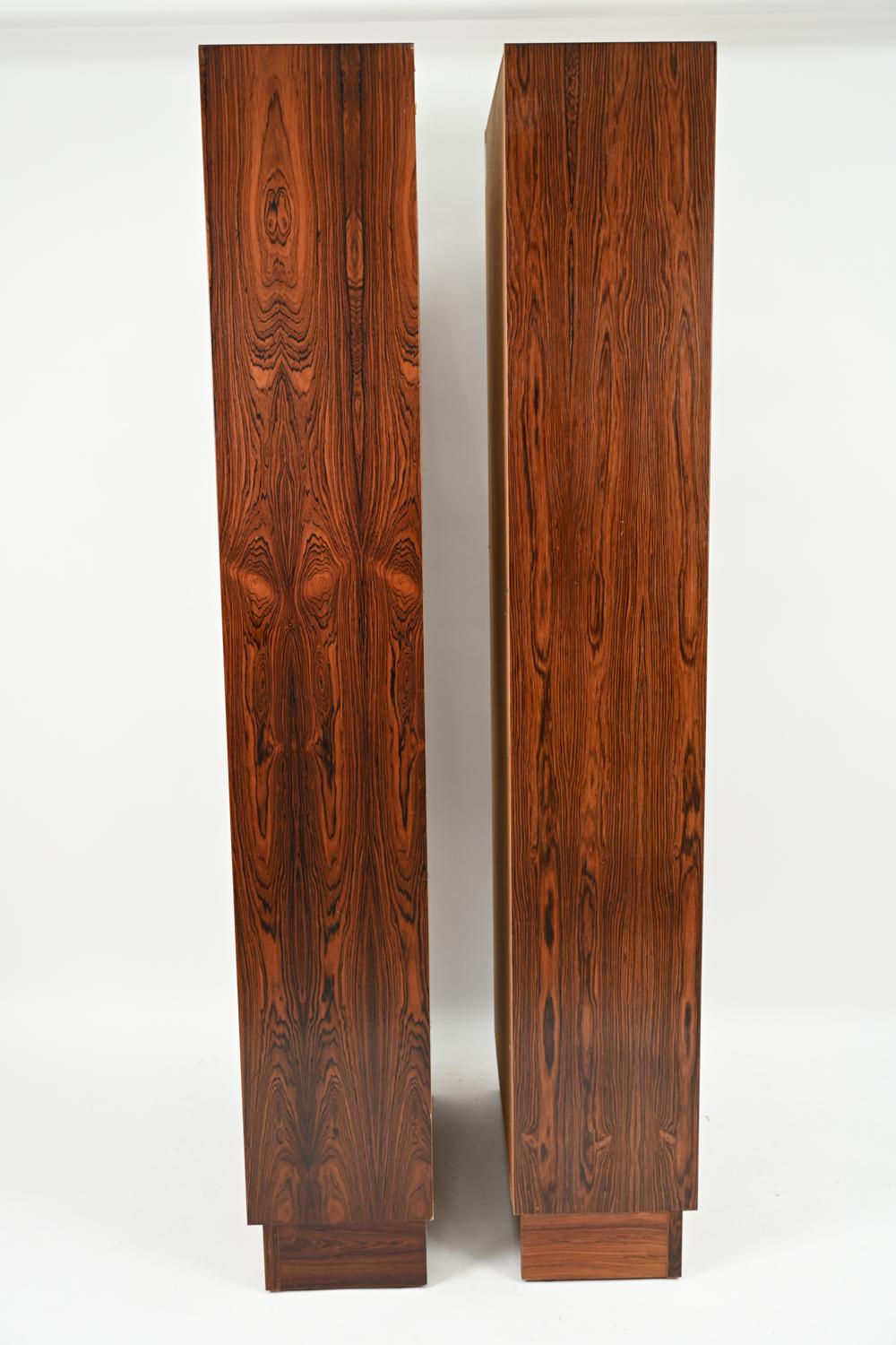 Pair of Carlo Jensen for Poul Hundevad Rosewood Bookcases 5