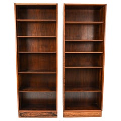 Pair of Carlo Jensen for Poul Hundevad Rosewood Bookcases