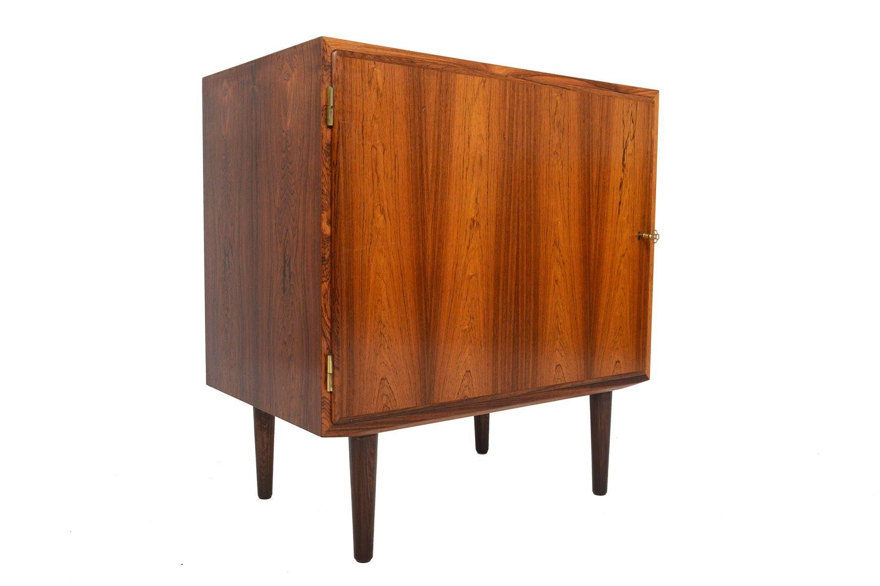 20th Century Pair of Carlo Jensen for Poul Hundevad Rosewood Nightstands