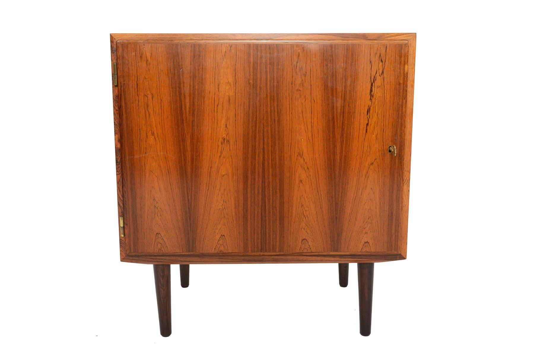 Pair of Carlo Jensen for Poul Hundevad Rosewood Nightstands 2