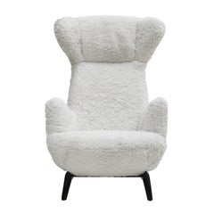 Pair of Carlo Mollino Chairs Mod. Ardea 882 Edited by Zanotta
