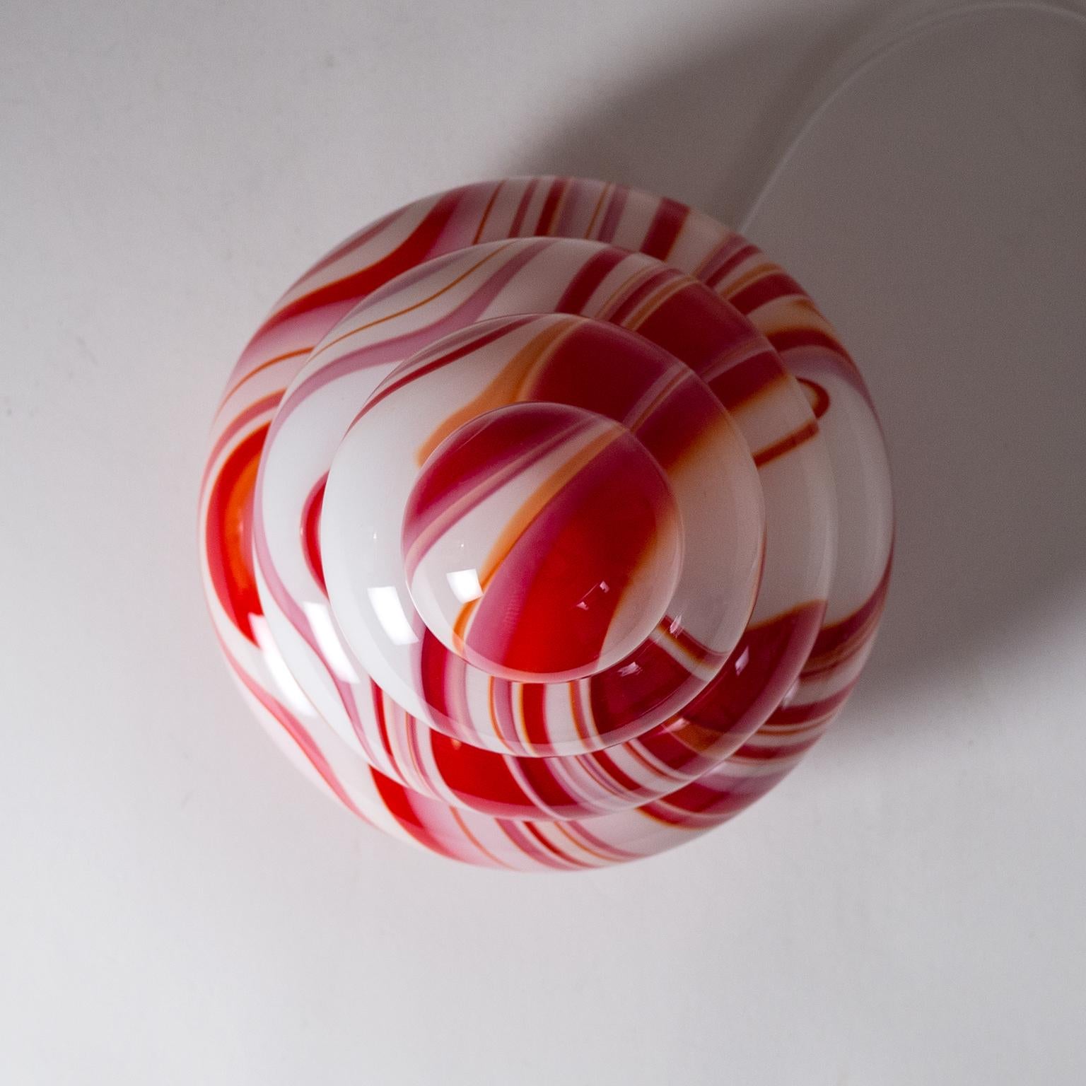 Paar Carlo Moretti-Murano-Tischlampen, 1960er-Jahre 3