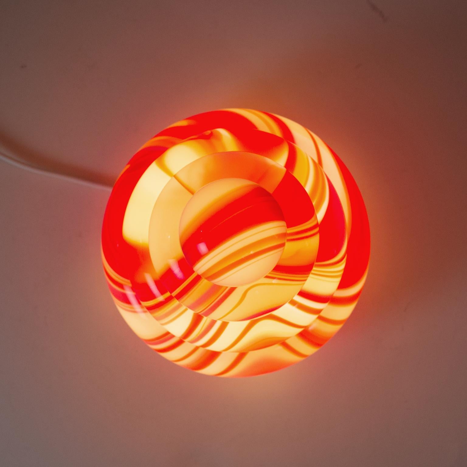 Paar Carlo Moretti-Murano-Tischlampen, 1960er-Jahre 4
