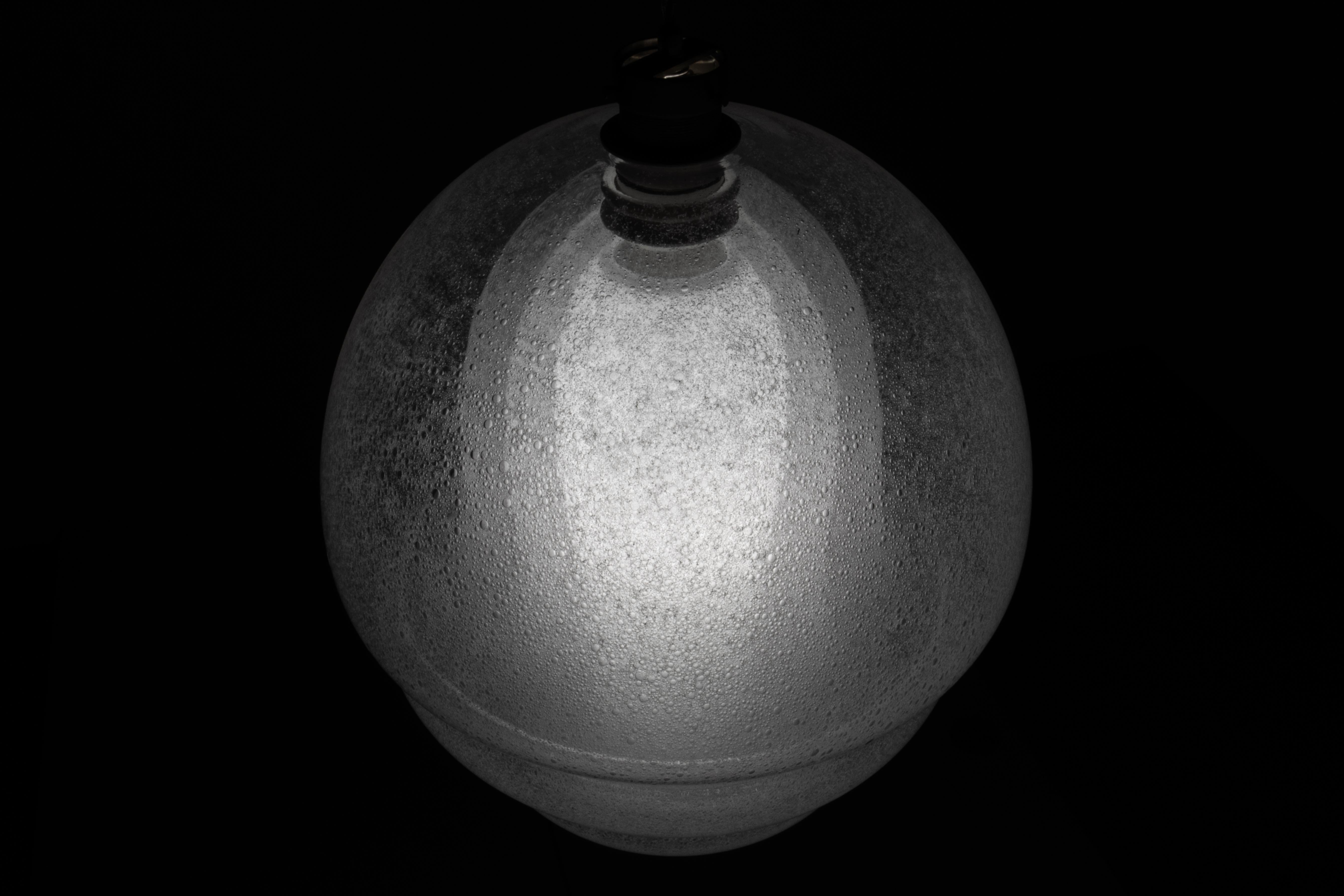PAIR of Carlo Nason LS 134 Medusa Pulegoso Murano Glass Pendant Lamp for Mazzega For Sale 4