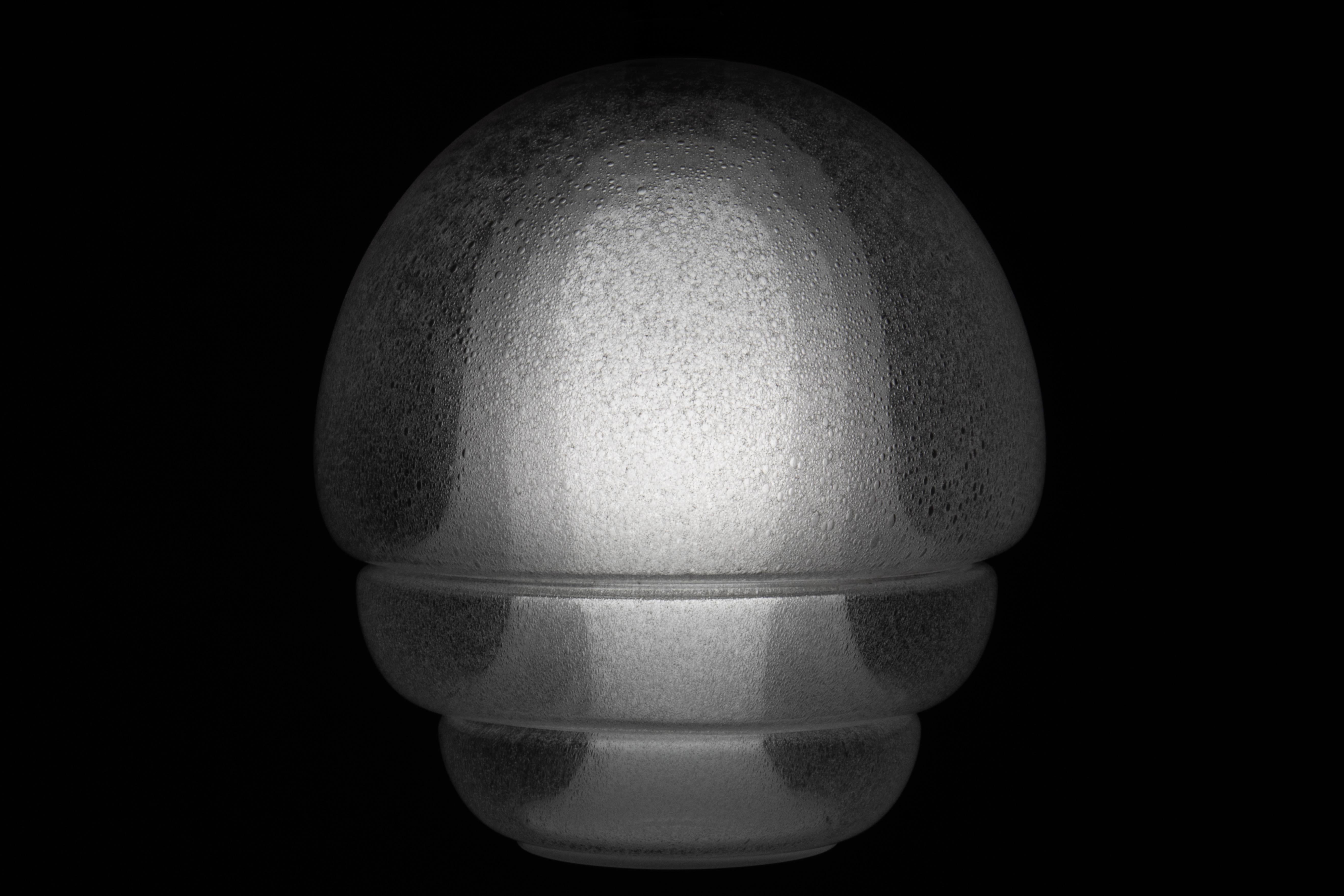 PAIR of Carlo Nason LS 134 Medusa Pulegoso Murano Glass Pendant Lamp for Mazzega For Sale 1