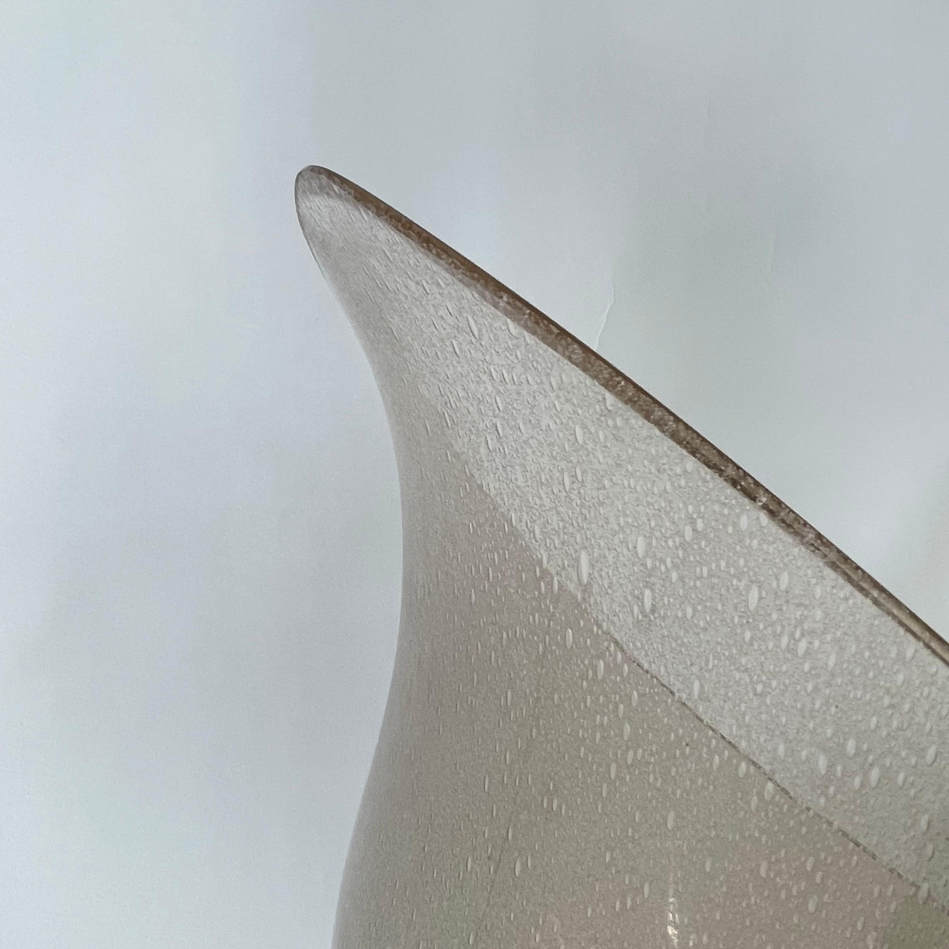Paar Carlo Nason Pulegoso Murano-Tischlampen mit Tulpen aus Muranoglas von Mazzega, Italien, 1970er Jahre im Angebot 5