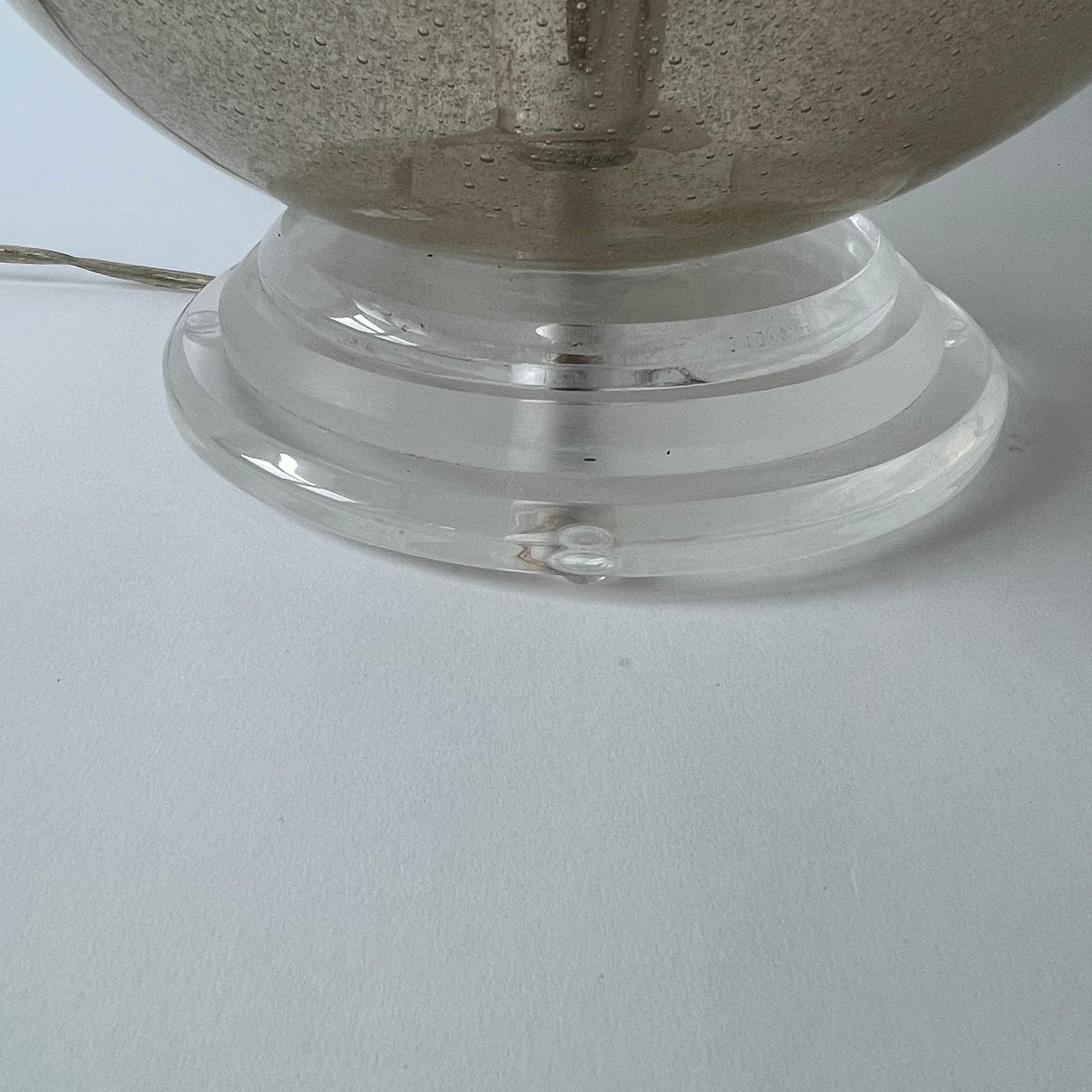 Paar Carlo Nason Pulegoso Murano-Tischlampen mit Tulpen aus Muranoglas von Mazzega, Italien, 1970er Jahre im Angebot 7