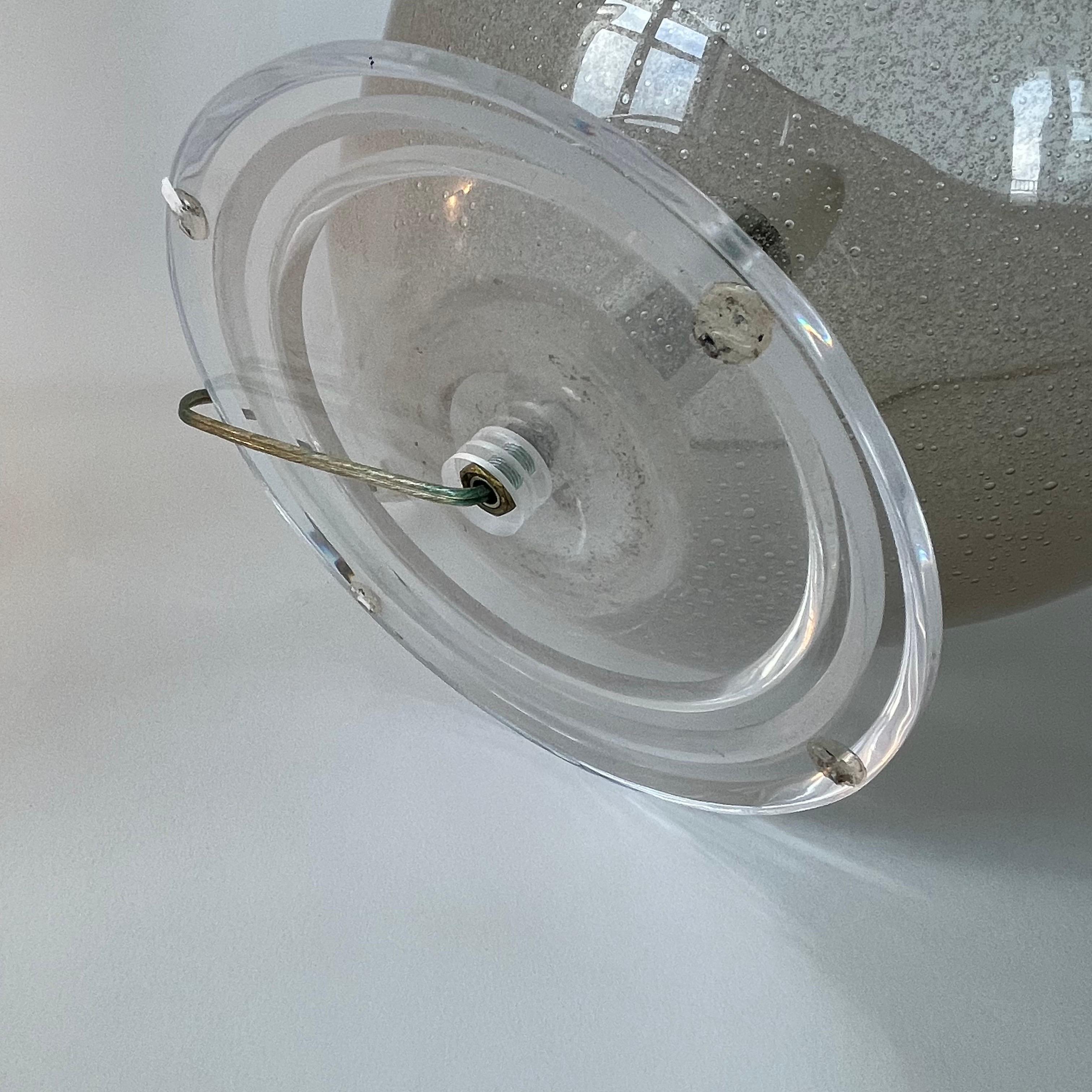 Paar Carlo Nason Pulegoso Murano-Tischlampen mit Tulpen aus Muranoglas von Mazzega, Italien, 1970er Jahre im Angebot 9