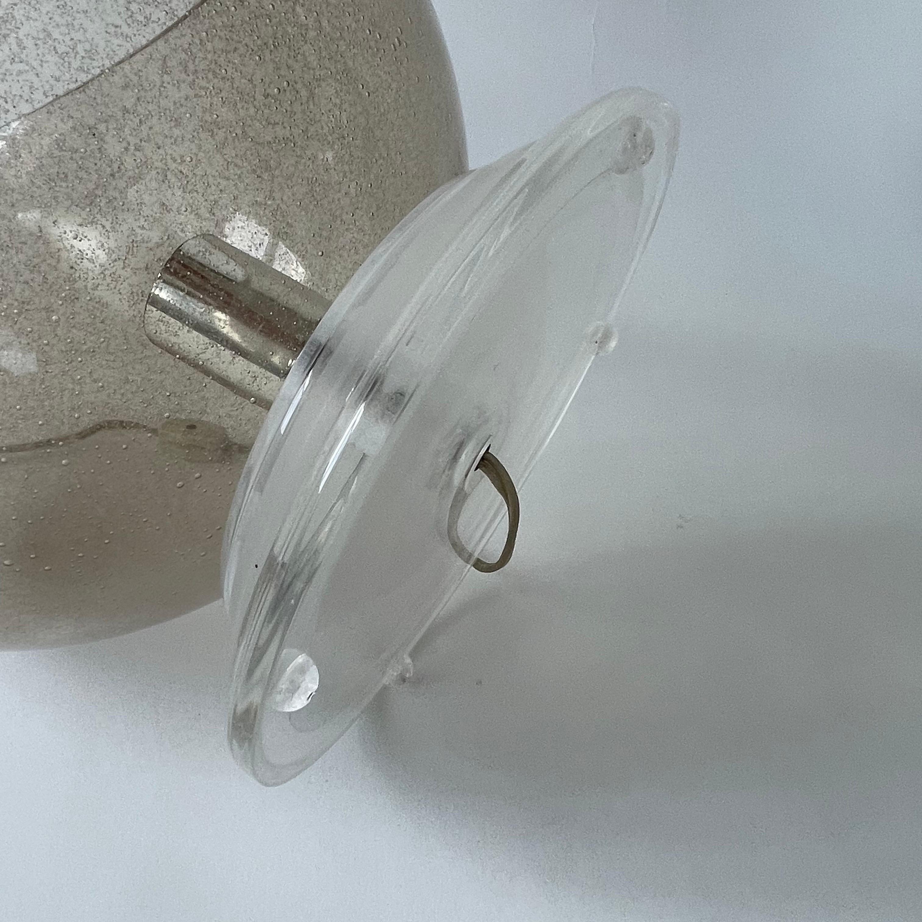 Paar Carlo Nason Pulegoso Murano-Tischlampen mit Tulpen aus Muranoglas von Mazzega, Italien, 1970er Jahre im Angebot 10