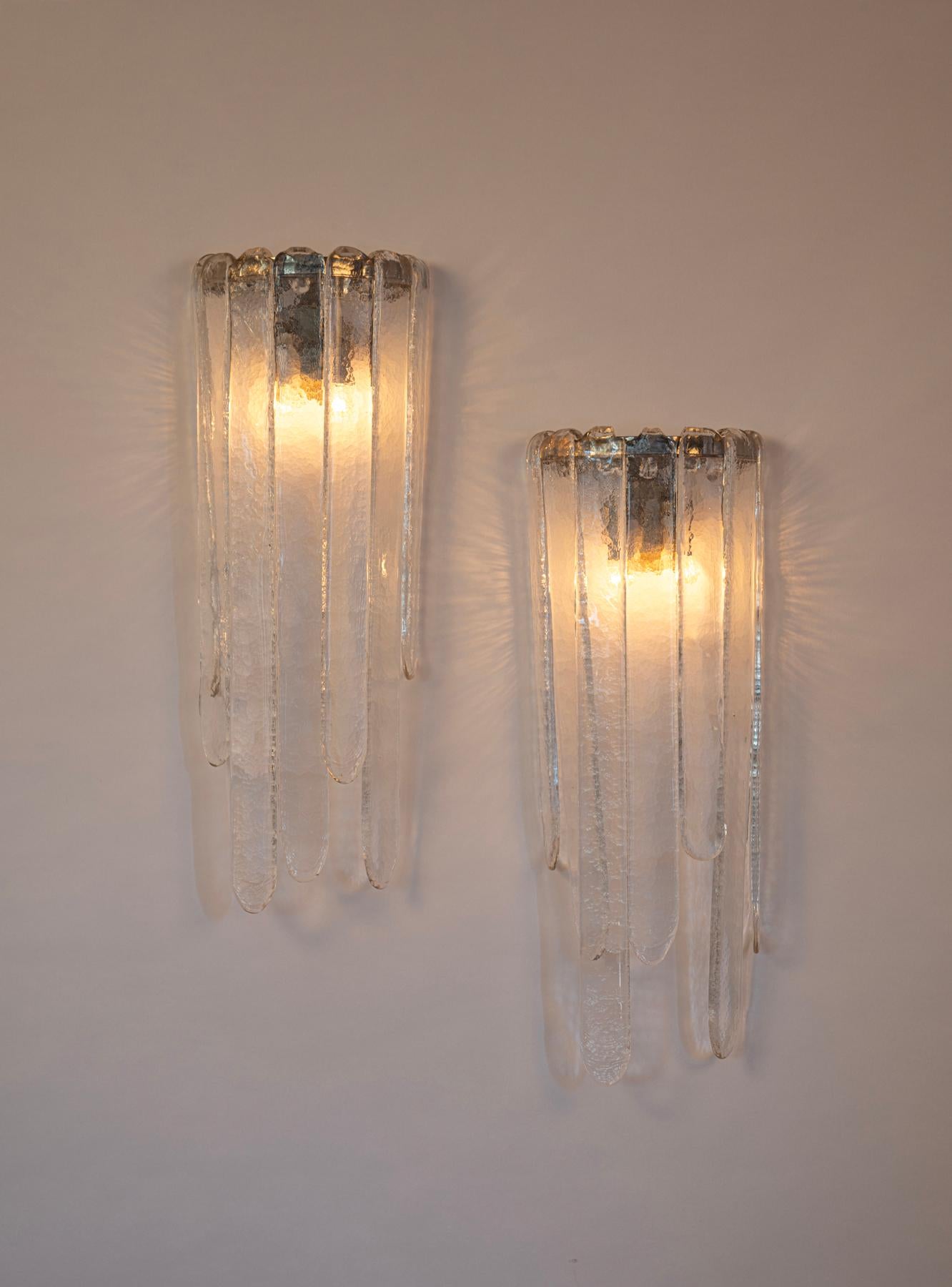 Pareja de apliques de pared Carlo Nason. Italia c1960 Moderno de mediados de siglo en venta