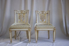 Ein Paar Carlos IV.-Stühle
