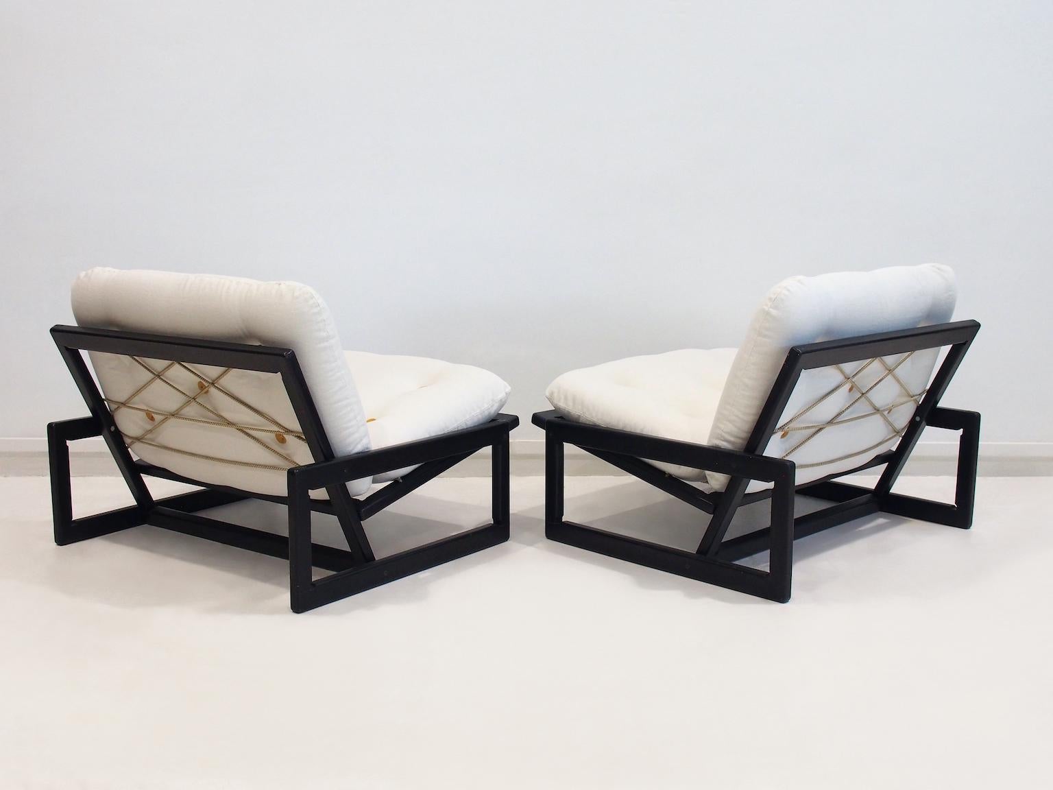 Pareja de tumbonas Carlotta de Afra & Tobia Scarpa para Cassina en venta 6