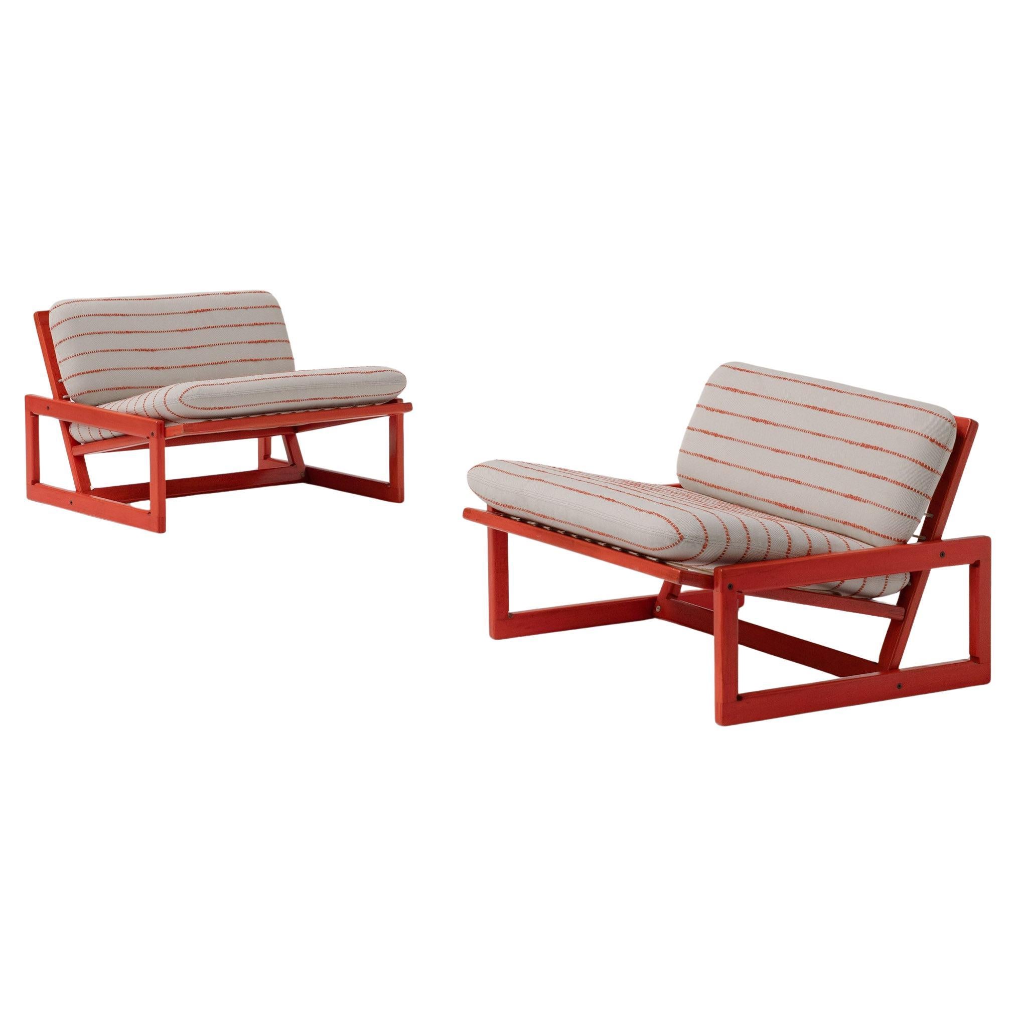 Ein Paar Carlotta-Loungesessel von Afra und Tobia Scarpa für Cassina im Angebot