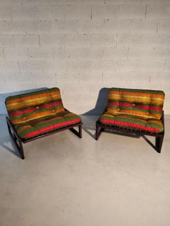 Paire de chaises longues Carlotta par Afra & Tobia Scarpa pour Cassina 70's